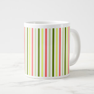 Watermelon Stripe Thin Large Coffee Mug