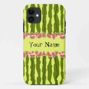 Watermelon Stripe Your Name iPhone 5 case