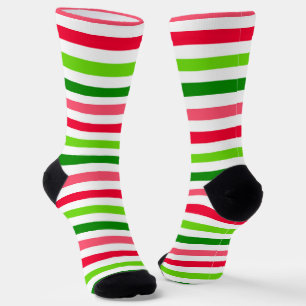 Watermelon Stripes Pattern Socks