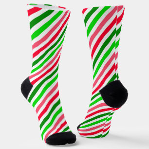 Watermelon Stripes Pattern Socks