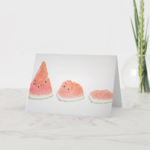 Watermelon Study A Watercolors Card