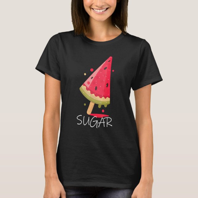 Watermelon Sugar Summer Design T-Shirt (Front)