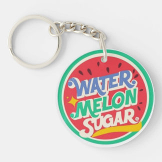 watermelon sugar twinkling water melon keychain