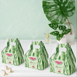 Watermelon Summer Baby Shower  Favor Box