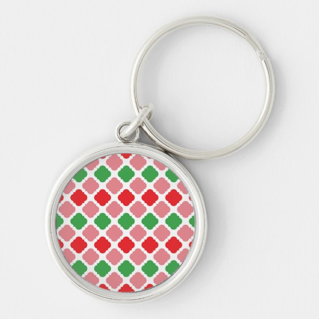 Watermelon Summer Digital Paper-56201 Keychain (Front)