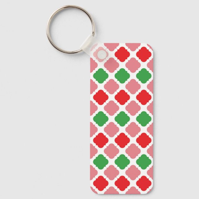 Watermelon Summer Digital Paper-56201 Keychain (Front)