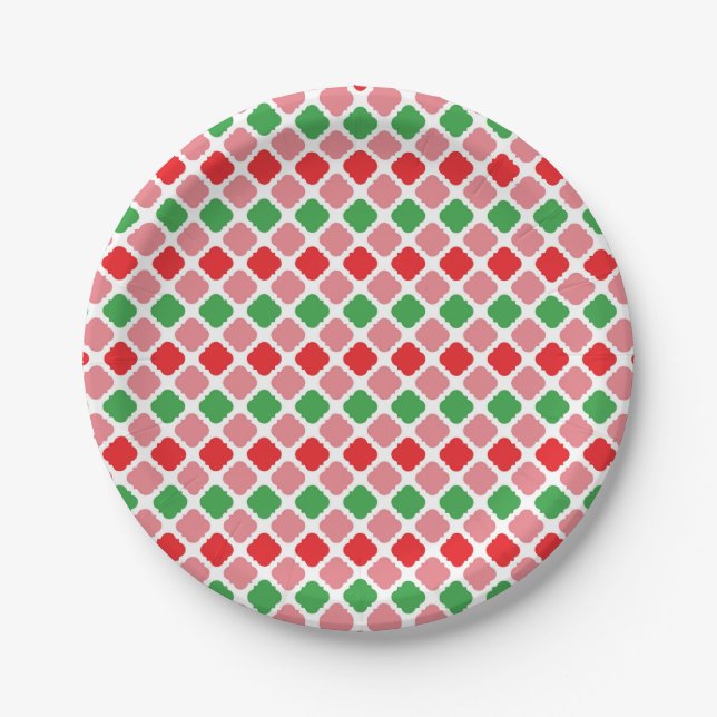 Watermelon Summer Digital Paper-56201 Paper Plate (Front)
