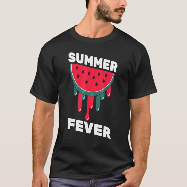 Watermelon - Summer Fever - Melon - Fruits - Veget T-Shirt (Front)