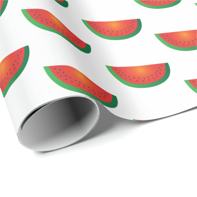 Watermelon Summer Party Wrapping Paper (Roll Corner)