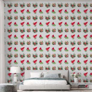 Watermelon Summer Pattern Wallpaper