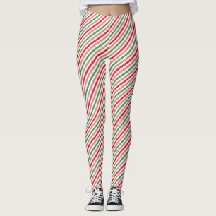 Watermelon Summer Stripes Pattern-56206 Leggings