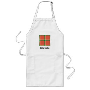 Watermelon Tartan Apron