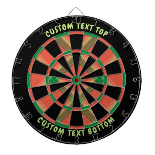 Watermelon Tartan Dart Board