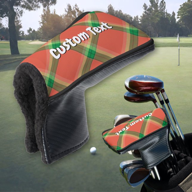 Watermelon Tartan Golf Head Cover (Creator Uploaded)
