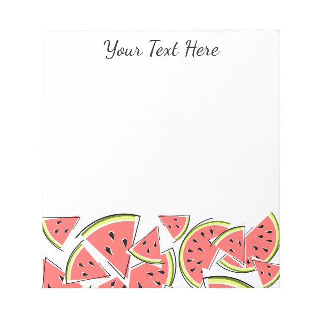 Watermelon Text Notepad (Front)