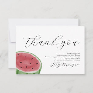 Watermelon Thank You Card