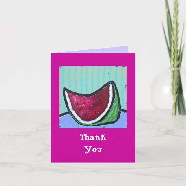 watermelon, Thank You Note (Front)
