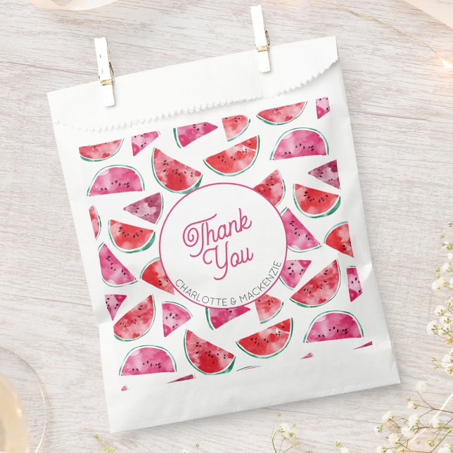 Watermelon Thank You Personalized Favour Bag (Creator Uploaded)