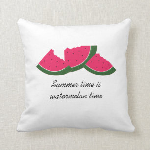 Watermelon The Summer Treat  Throw Pillow