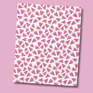 Watermelon tropical fruit pattern fleece blanket