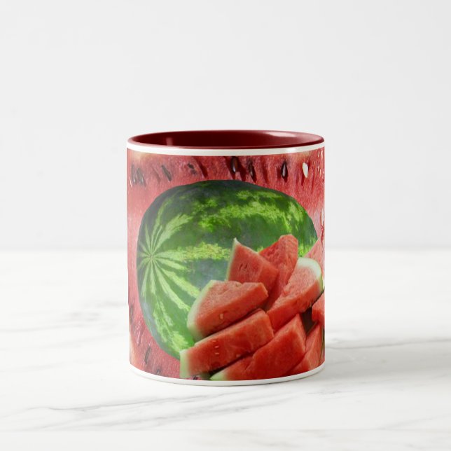 Watermelon Two-Tone Coffee Mug (Center)