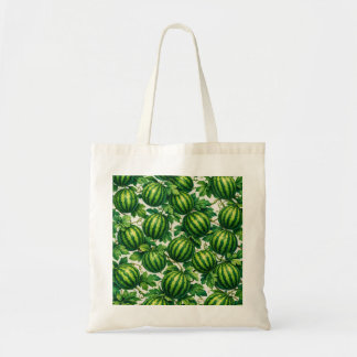Watermelon Vine Pattern Tote Bag