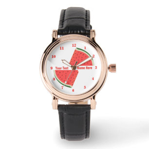 Watermelon Watch Gift with Custom Text Name