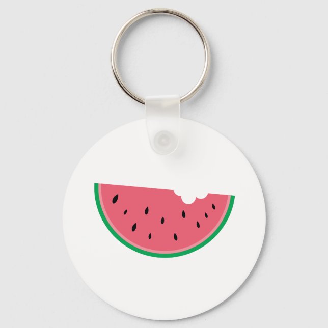 Watermelon Watermelons Fruit Sweet Health Fresh Keychain (Front)