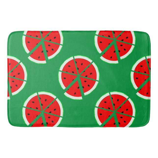 Watermelon Wedge Bath Mat (Front)