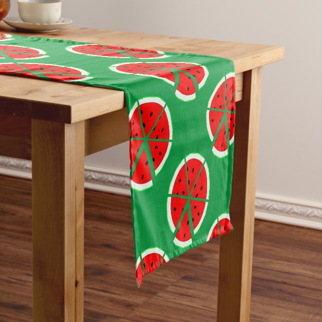Watermelon Wedge Short Table Runner (In Situ)