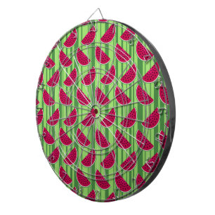 Watermelon Wedges Pattern Dartboard