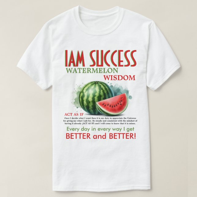 WATERMELON WISDOM T-Shirt (Design Front)