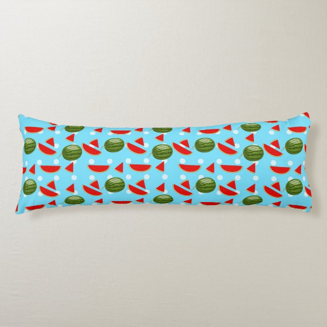 Watermelon With Slice Body Pillow (Front)