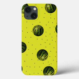 watermelon yellow with seeds iPhone 13 case