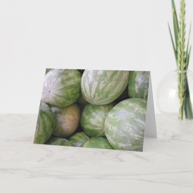 "Watermelons" Thank You Card (Front)