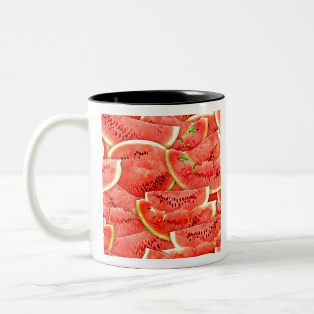 watermelons Two-Tone coffee mug (Left)