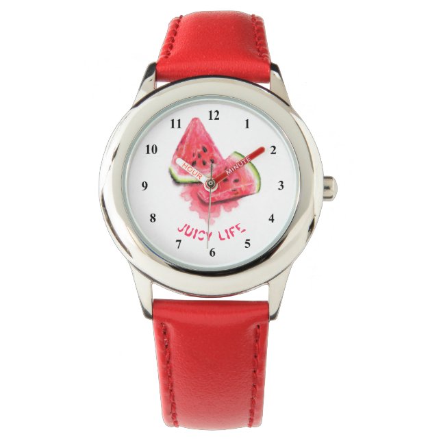 Watermelons Watch Red Sweet Gift (Front)