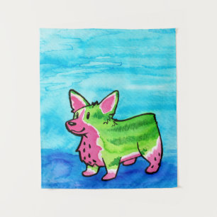 Watermelorgi Watercolor Tapestry