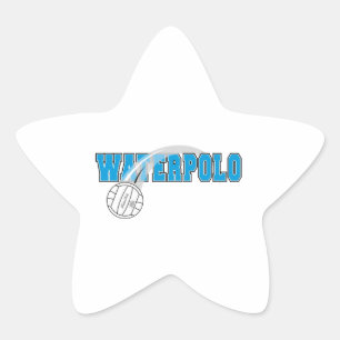 waterpolo logo star sticker