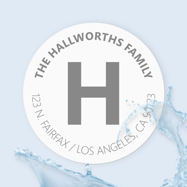 Waterproof Bold Modern White & Grey (Creator Uploaded)