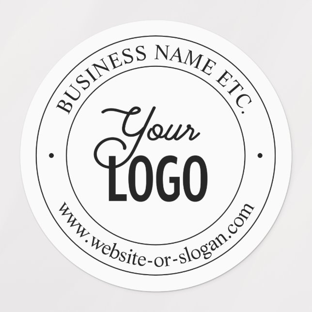 Waterproof Easy Logo Replacement Customizable Text (Design 1)