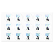 waterproof Legitimate Business Penguins sticker