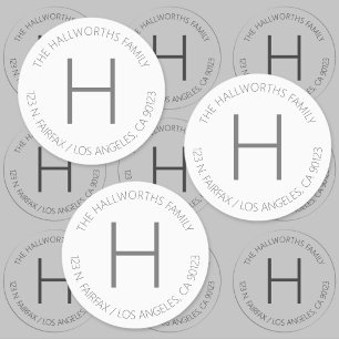 Waterproof Minimal Modern White & Grey