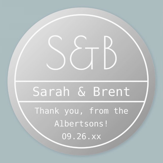 Waterproof Modern Editable Wedding Monogram  (Creator Uploaded)