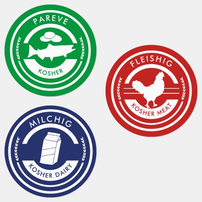 Waterproof Pareve Milchig Fleishig  Kosher (Group)