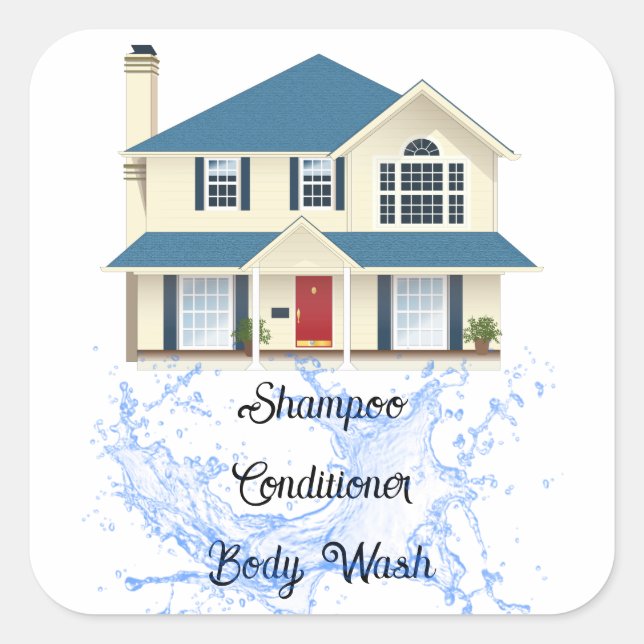 Waterproof product package seal label sticker (Front)