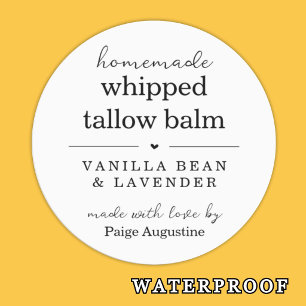 Waterproof Whipped Tallow Balm Butter Cream