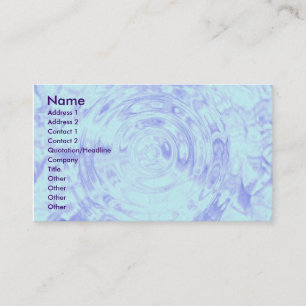 Water's Circles Business Card