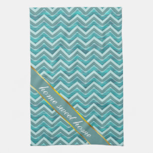 Waters Glitter Chevron Pattern Kitchen Towel