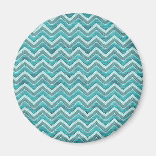 Waters Glitter Chevron Pattern Magnet
